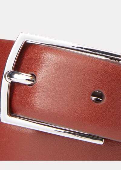 Men's Polo Ralph Lauren Polo-Plaque Calfskin Belt | 729468JRX